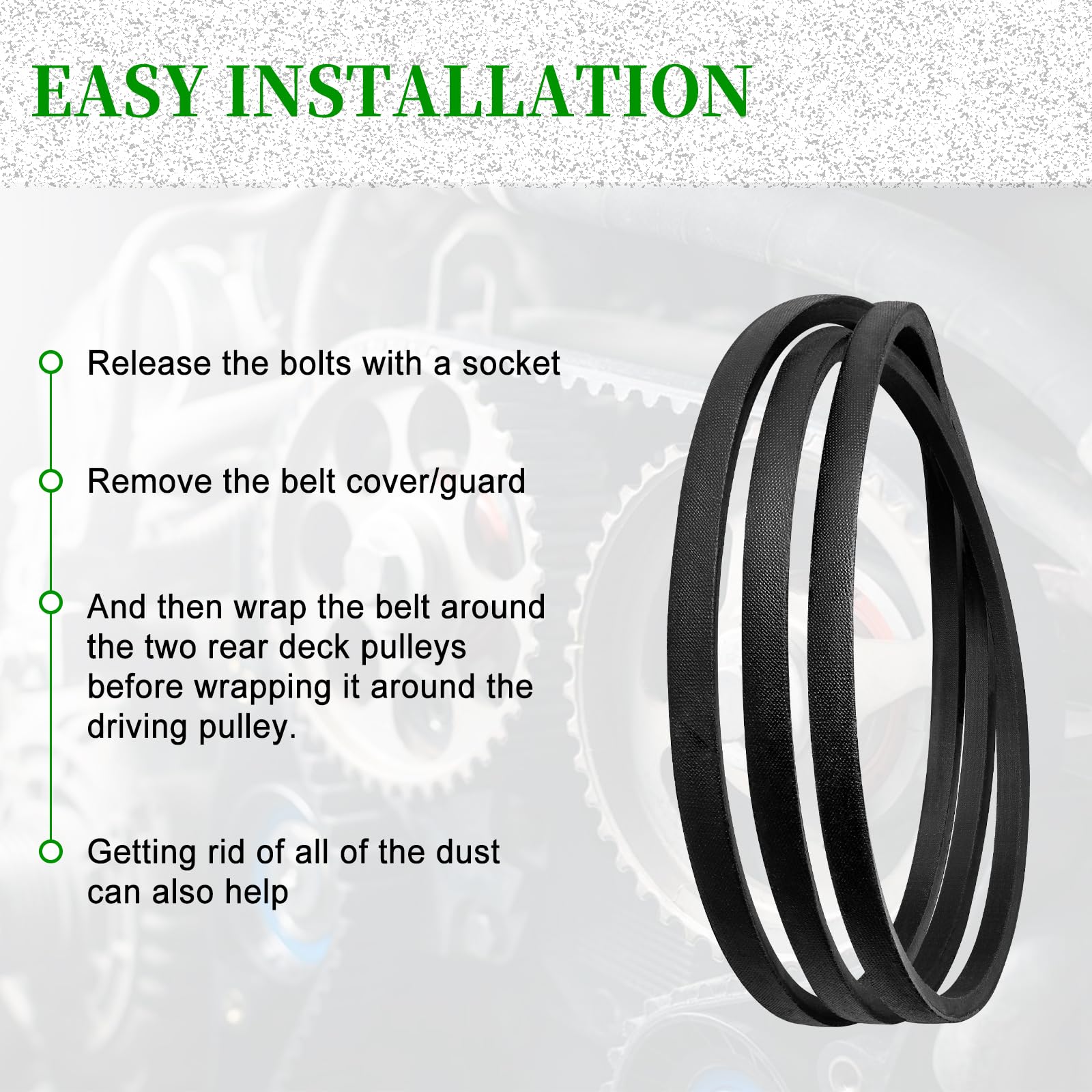 Amazon.com : 144959 Deck Belt - Compatible with 42