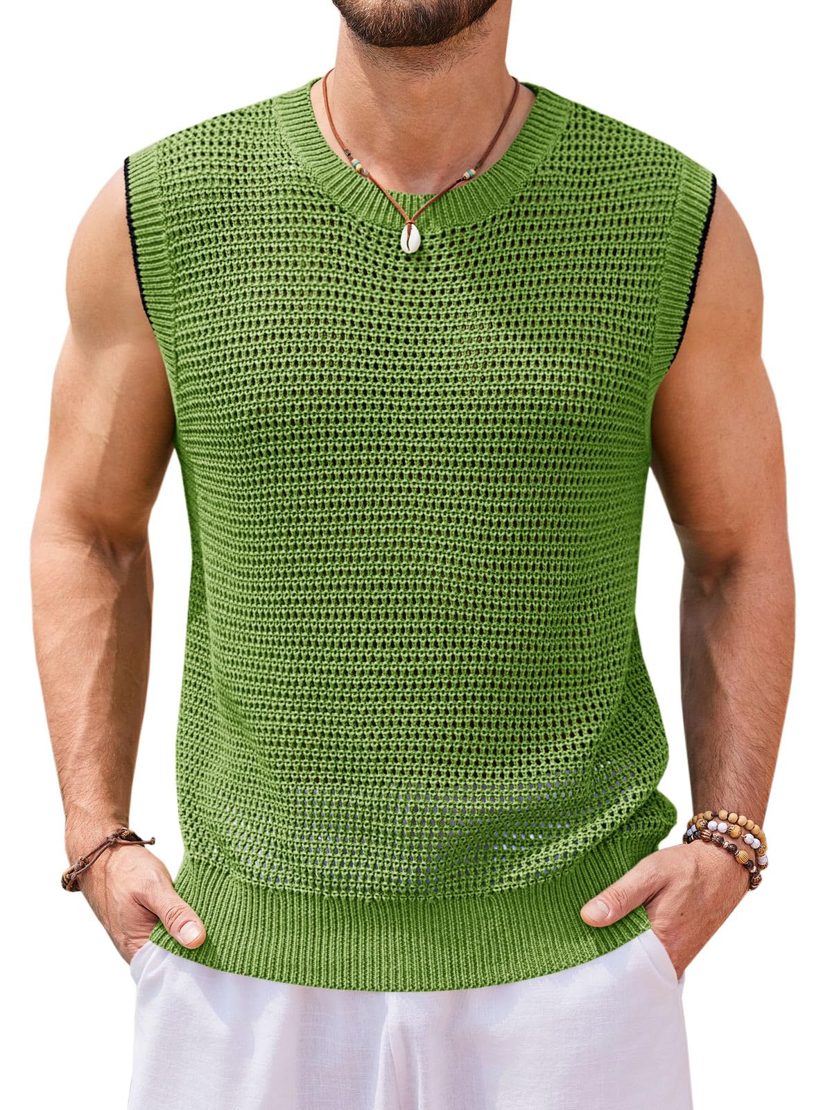 サルセーション Knitted Tank Top XL SALSATION サルセーション Knitted Tank Top XL SALSATION Knit Salana