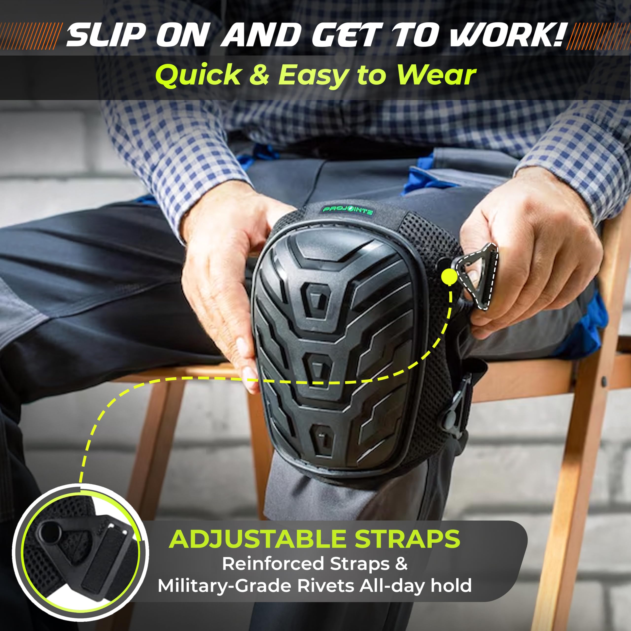 プロデザイン Pro-Designed Knee Pad Zebra L Amazon.co.jp: Knee Pads for Work - Professional Gel Knee Pads