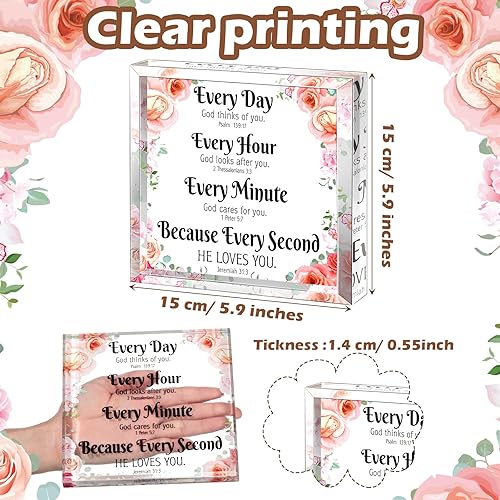 Miniatura 2 de Regalo cristiano de Navidad para mujeres y hombres, versículos de la Biblia, regalo para mujeres, religioso, cristiano, letrero de Dios, decoración