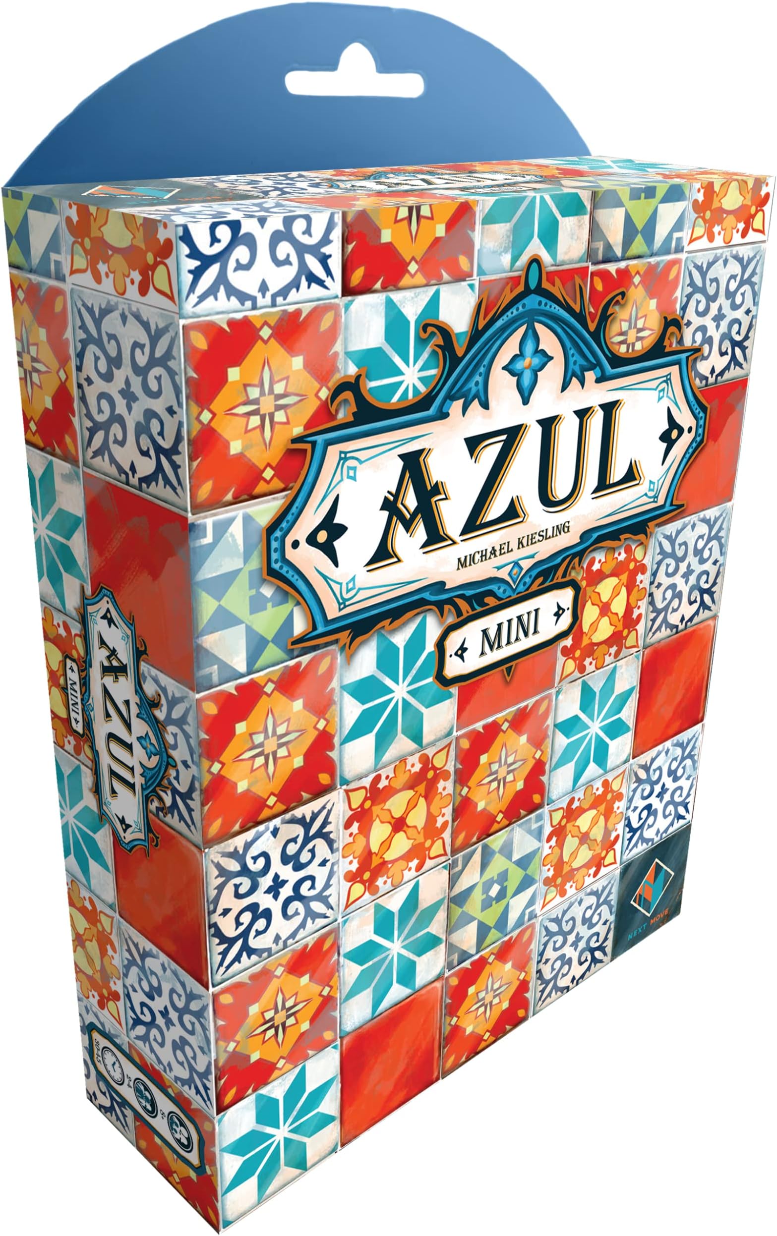 Azul Mini Board Game - Portable Tile-Placement Fun, Strategy Game for Kids and Adults, Ages 8+, 2-4 Players, 30-45 Minute Playtime, Made by Next Move Games