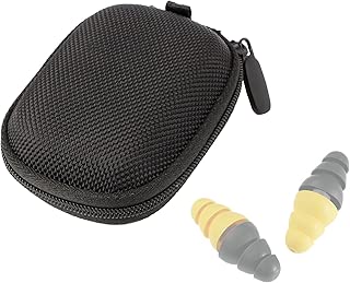 DURAGADGET Hard Black EVA Protective Storage Case - Suitable for use with 3M Peltor Combat Arms Earplugs - coolthings.us