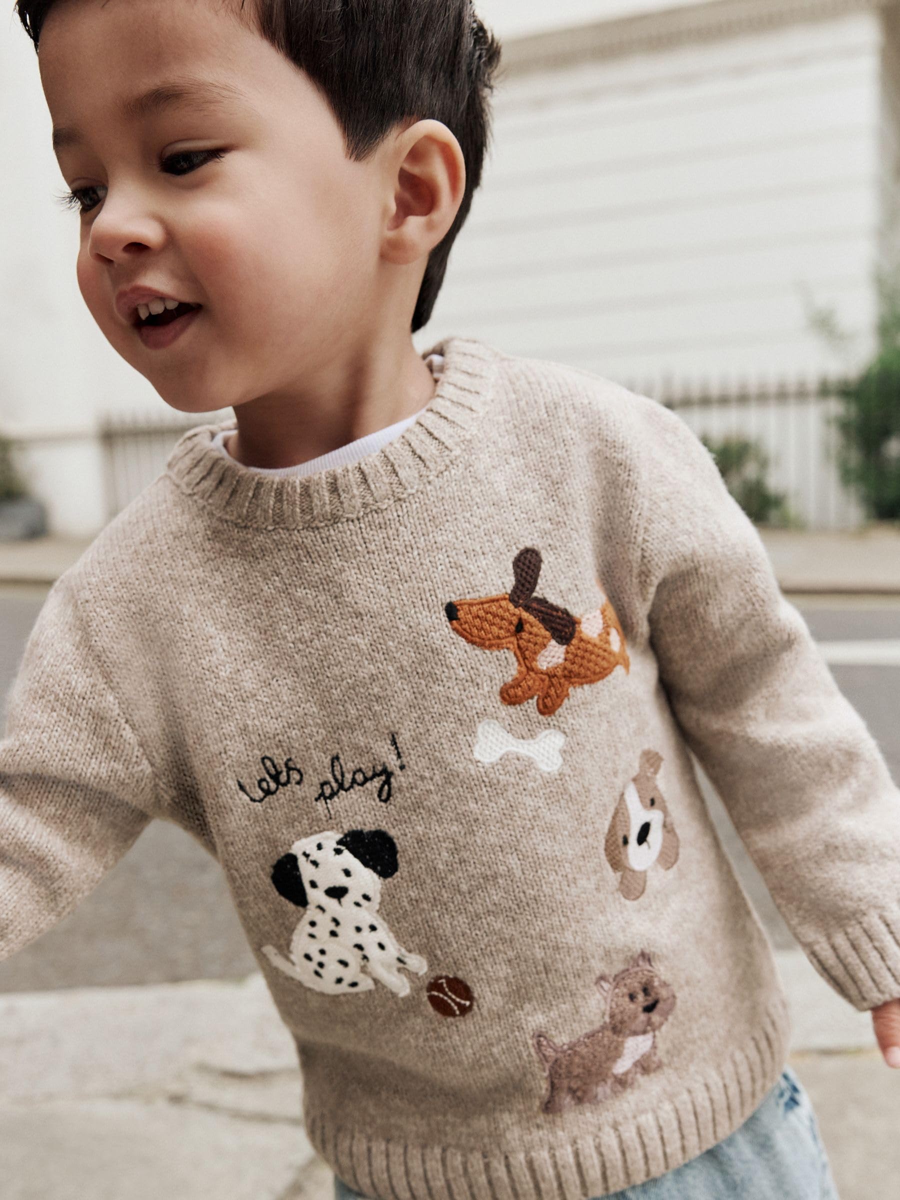 NEXT Jungen Gestrickter Rundhalspullover 62-122