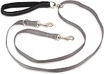 PetSafe Deux points de contrôle laisse, rembourré et réfléchissant Nylon laisse se convertit en une seule laisse, fonctionne avec 3in1 Harnais, 3/4 po. Grande laisse