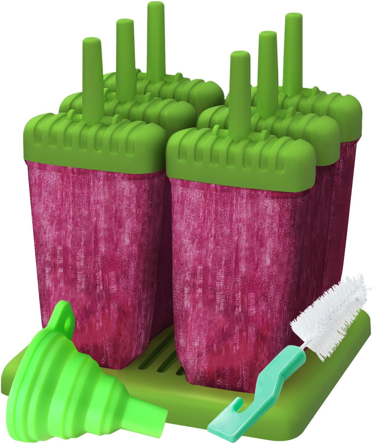 OzeraOzera Hot Sell Popsicle Molds, Set of 6, Green