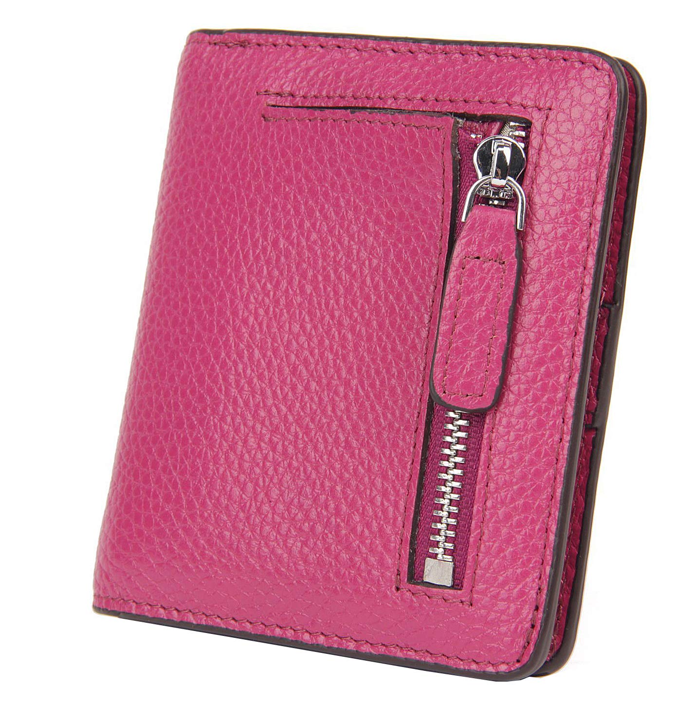 AINIMOER Small Leather Wallet for Women, Ladies Credit Card Holder RFID Blocking Women's Mini Bifold Pocket Purse