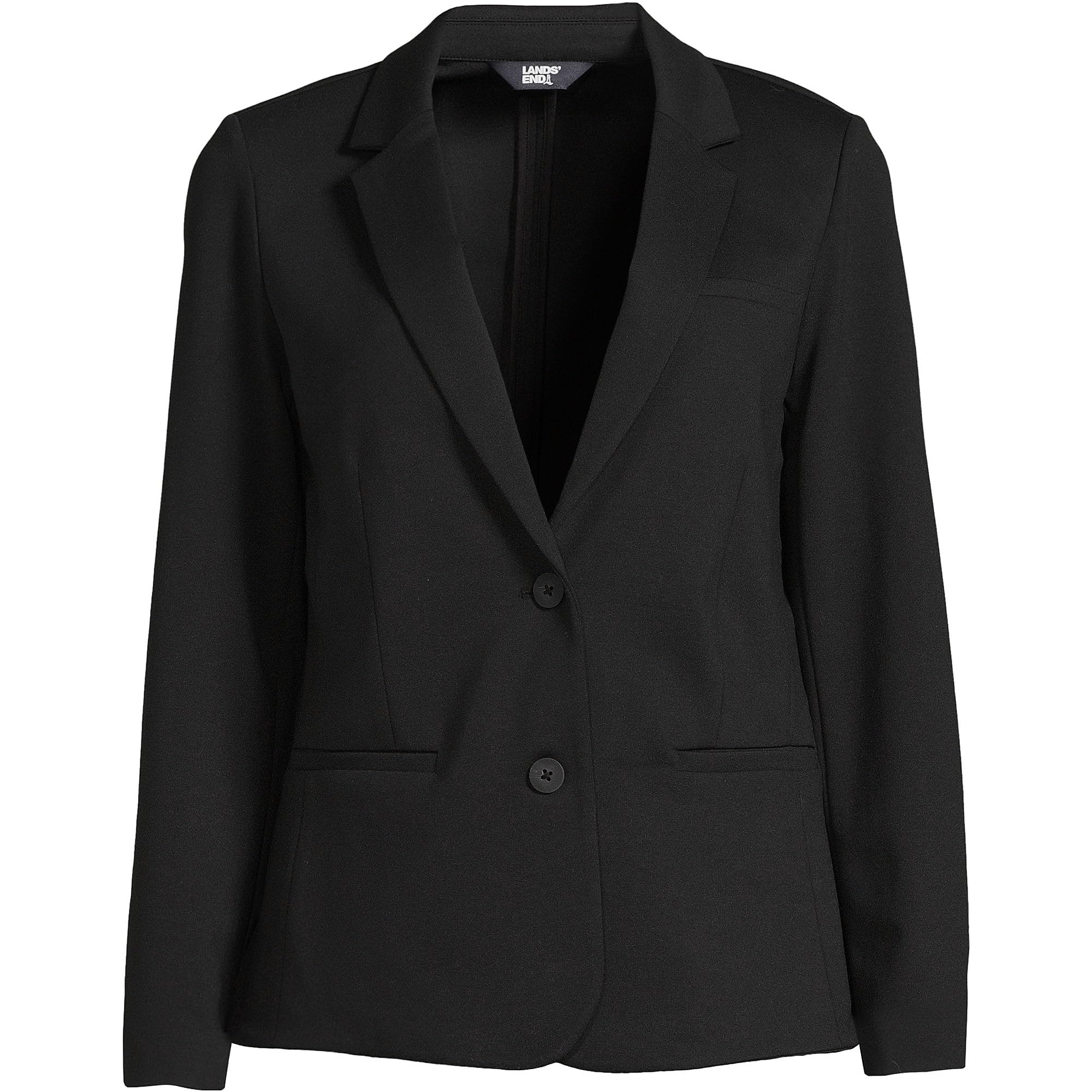Lands End Womens Two Button Ponte Blazer