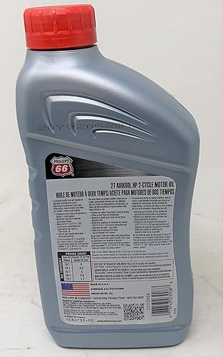 Miniatura 2 de 1073908 Airkool HP 2-Cycle Motor Oil Quart