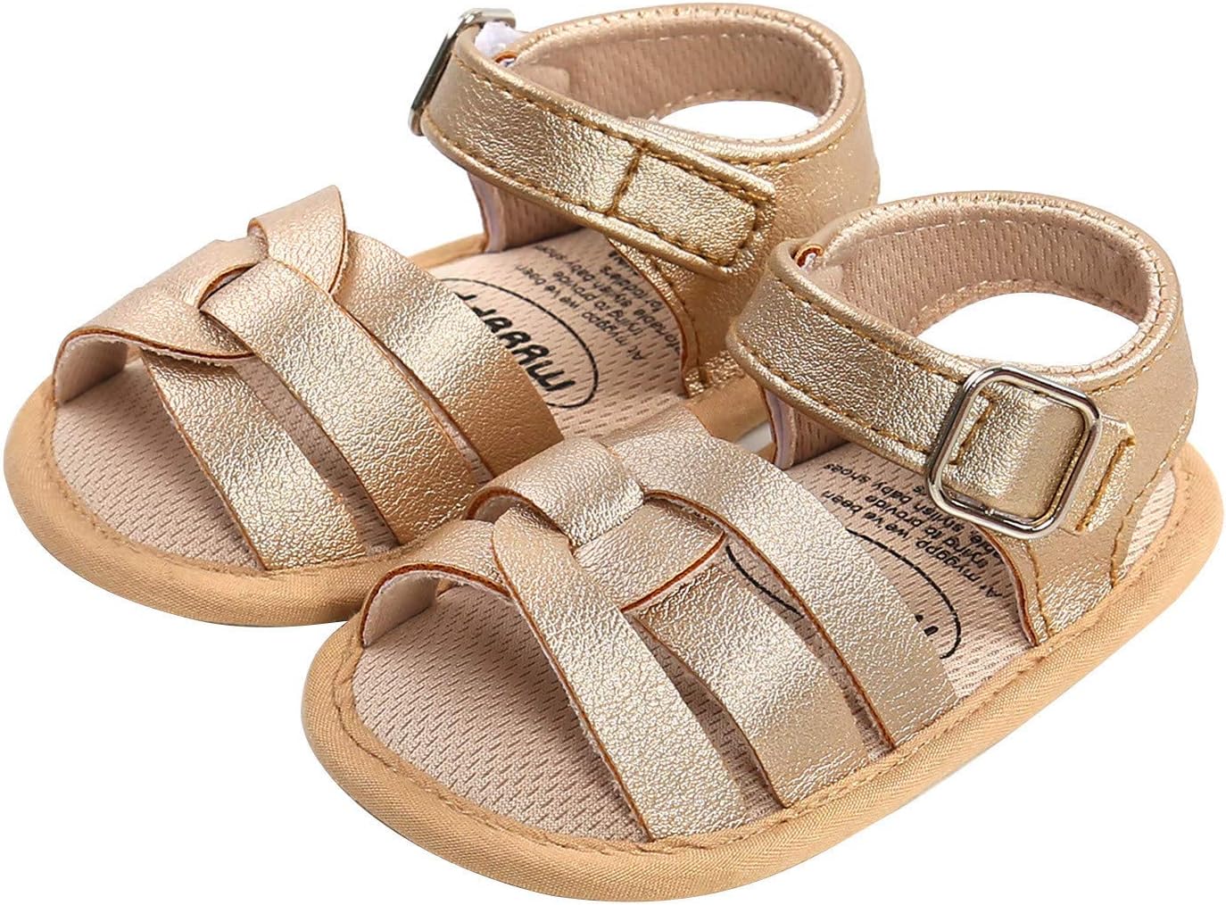 Baby Boys Girls Summer Sandals Infant Soft Sole Rubber Sole Non-Slip Outdoor Beach Shoes Toddler First Walkers Shoes Breathable Athletic Sports Anti-Slip Shoes Prewalker Flat Crib Shoes 0-12 Months : Clothing, Shoes & Jewelry