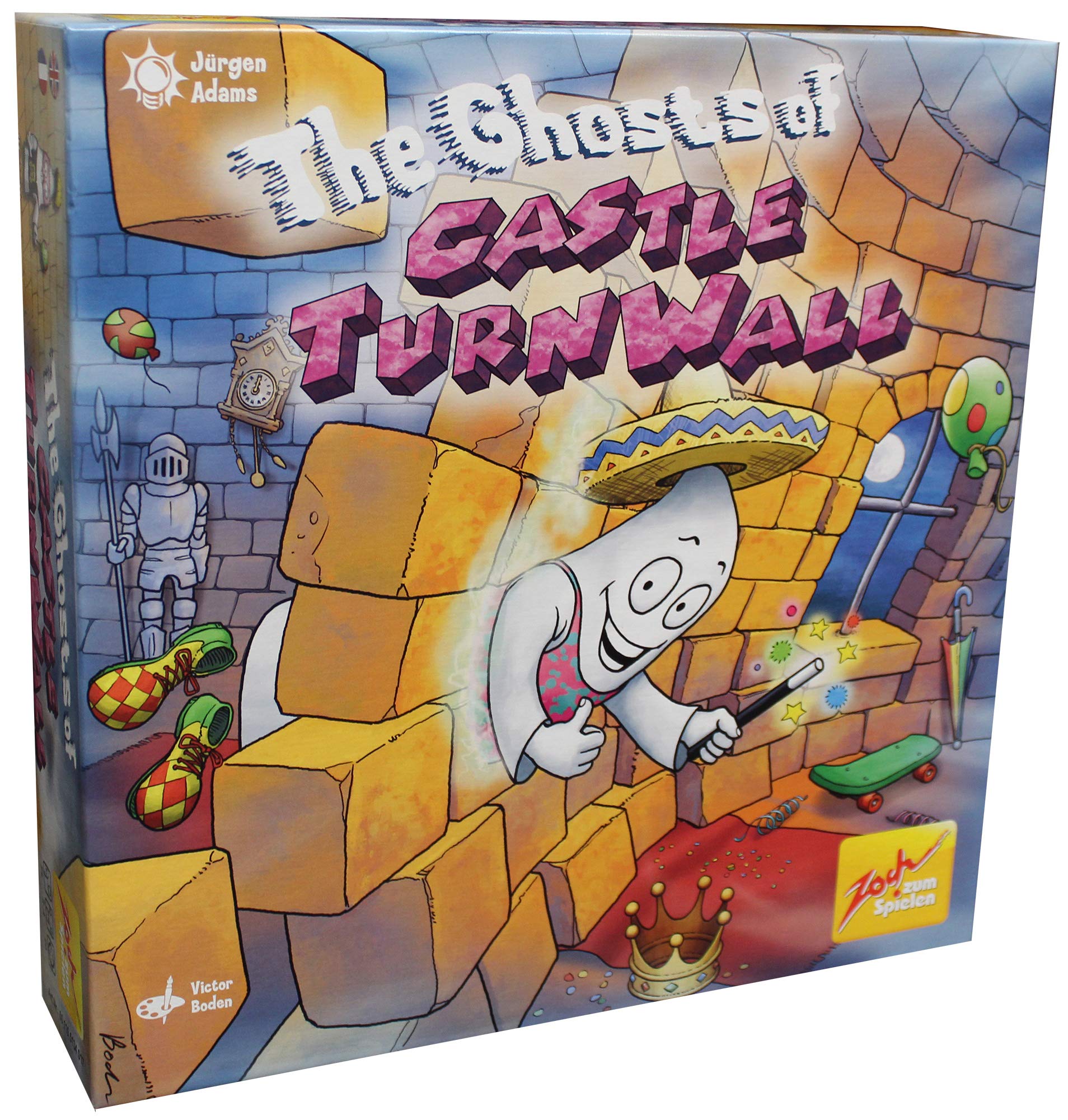Zoch Verlag Board Game The Ghosts of Castle TurnWall, Blue