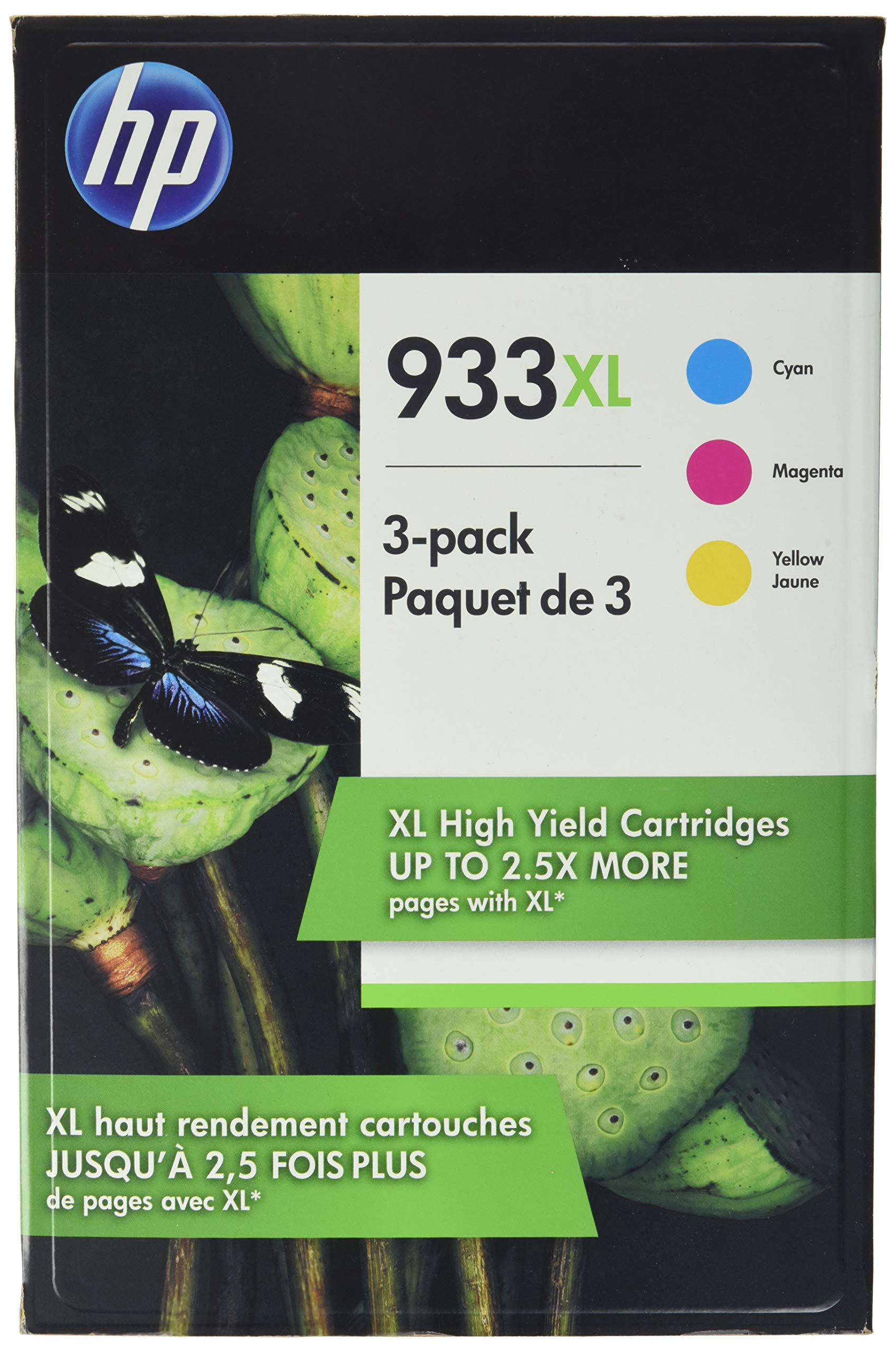 HP D8J65BN 933XL Combo 3-Color high capacity XL Cartridges (1 XL Cyan,1 XL Magenta,1 XL Yellow) (B00D7FVLJY) Amazon Price History, Amazon Price Tracker