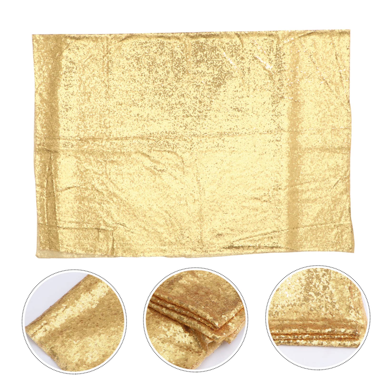 Fondale Fotografico Paillettes Scintillanti 1,2x1,8m Per Matrimonio E Feste Colore Oro