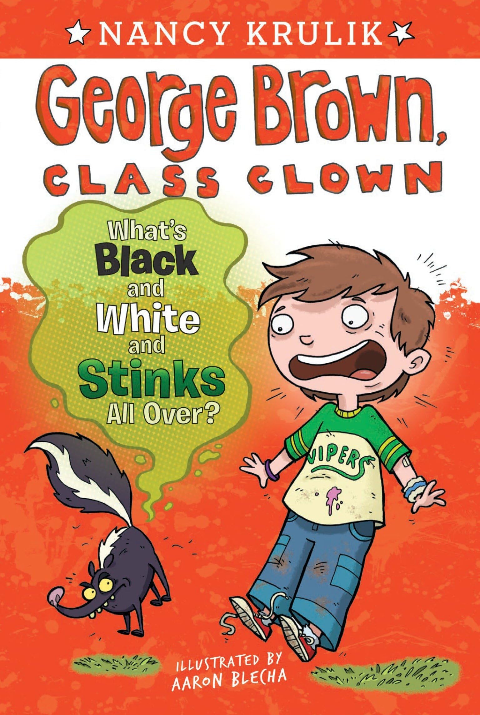 Cover of What's Black and White and Stinks All Over? #4 (George Brown, Class Clown)