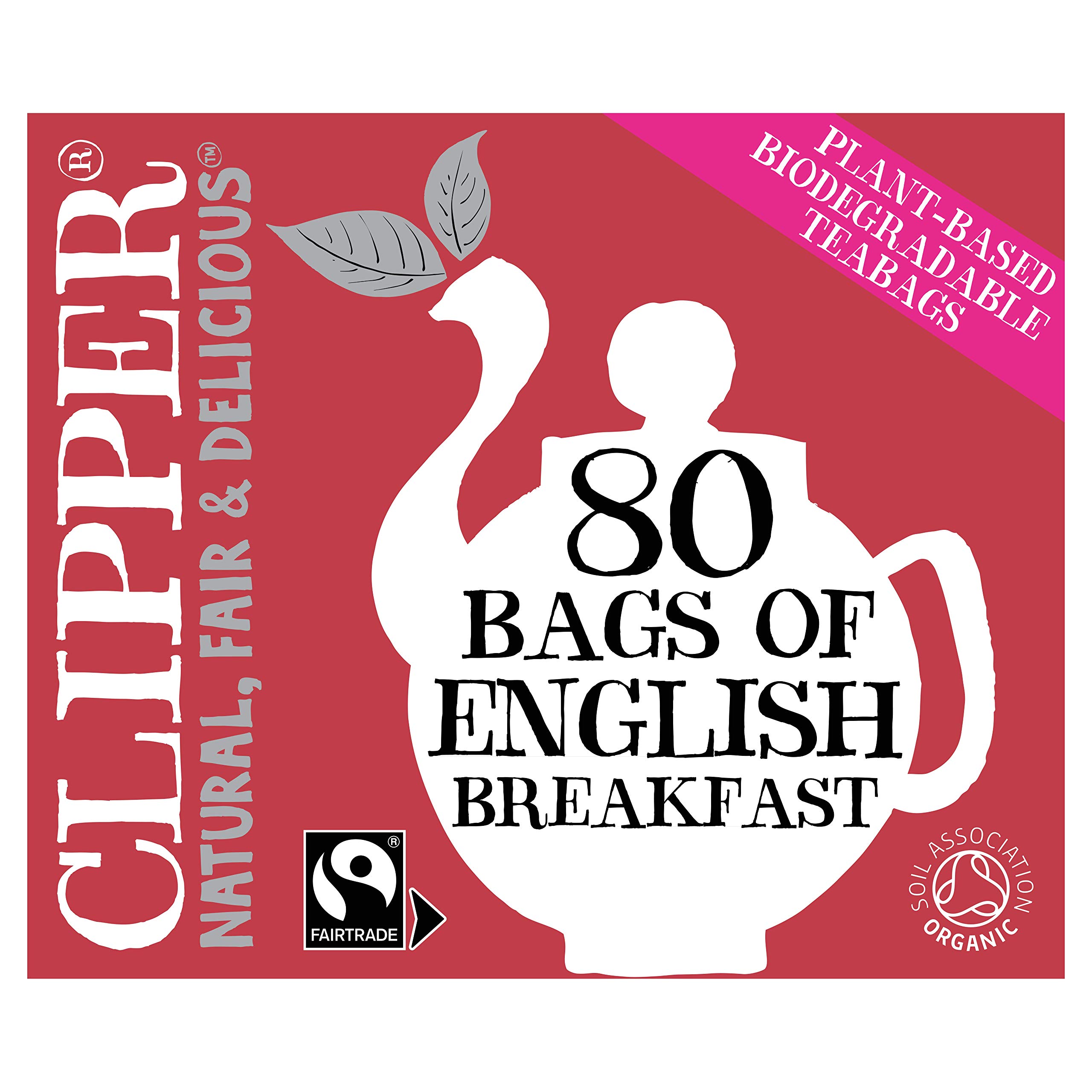 Clipper Organic Fairtrade English Breakfast Tea 80 bags Buy Online in