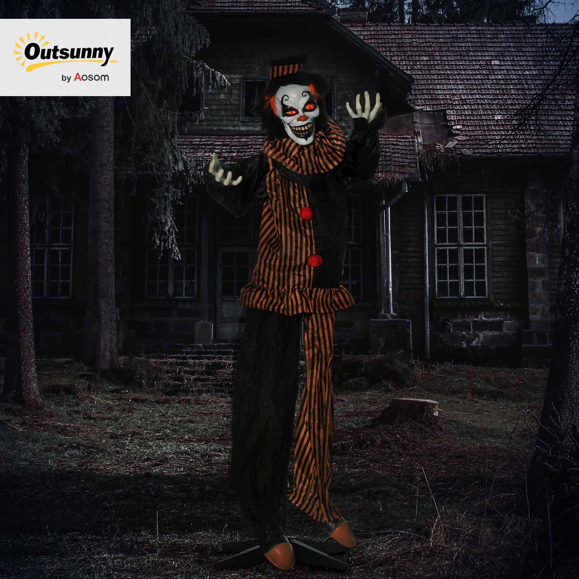 Halloween Clown Dekoration - Gruseliger Hängeschmuck Für Garten & Haus