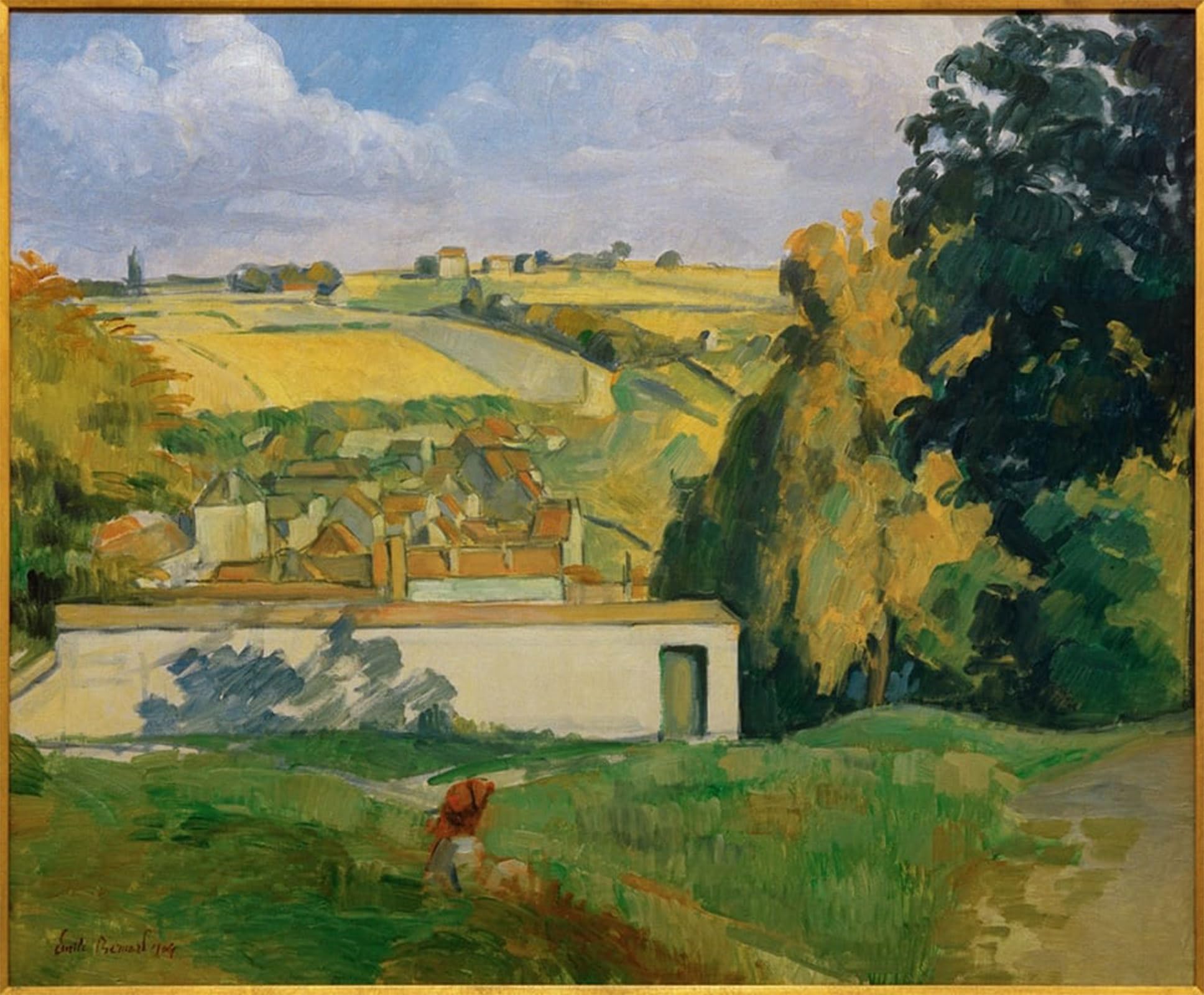 Cuadro de lienzos 60x90cm de Emile Bernard para decoración de la sala de estar moderna 5