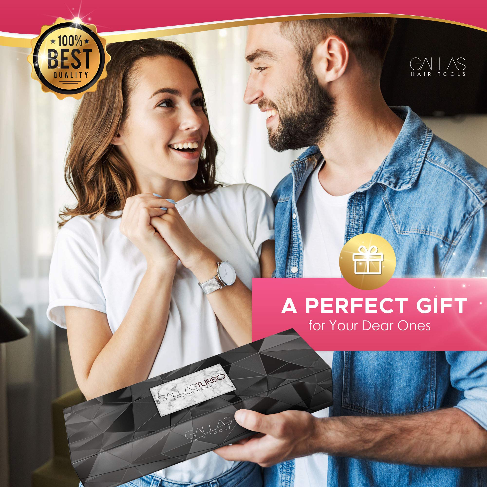 Gallas Turbo Styling Comb The Gallas Turbo Styling comb is like having your own  main image 2