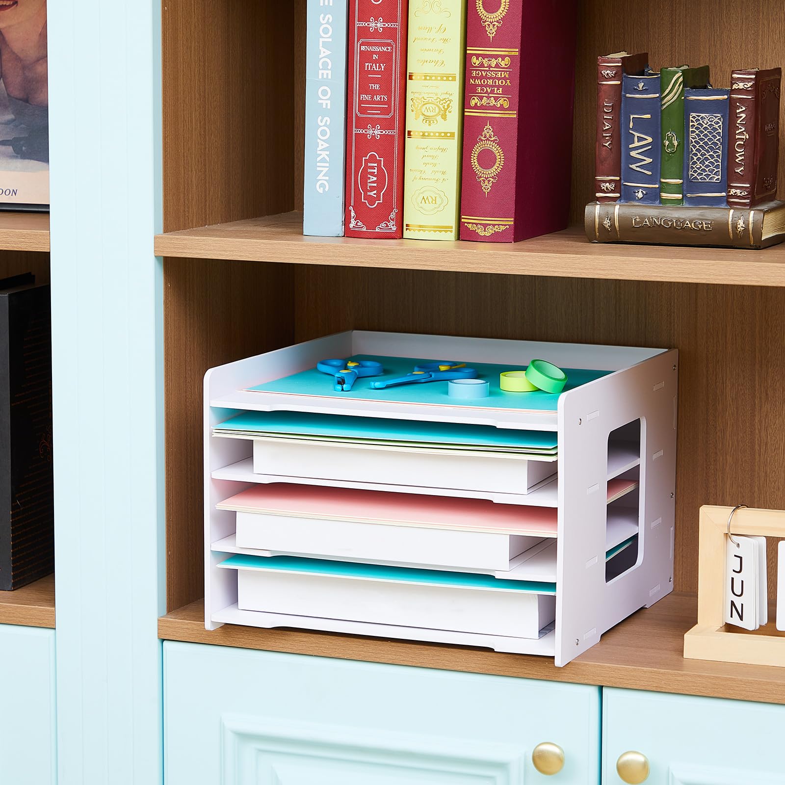 Organizador De Papel Para álbumes De Recortes, Expandible, Folio De Papel Negro Para Hojas De 12 X 12 Con Asa Portatil~p129951346
