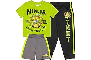 Teenage Mutant Ninja Turtles 3-Piece Pants Set for Boys