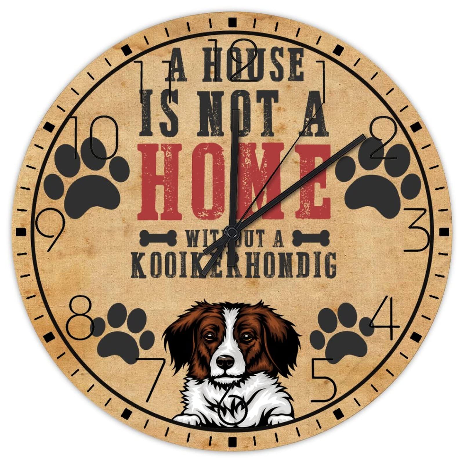 Horloge murale à piles thème animaux : cadeau idéal pour le salon