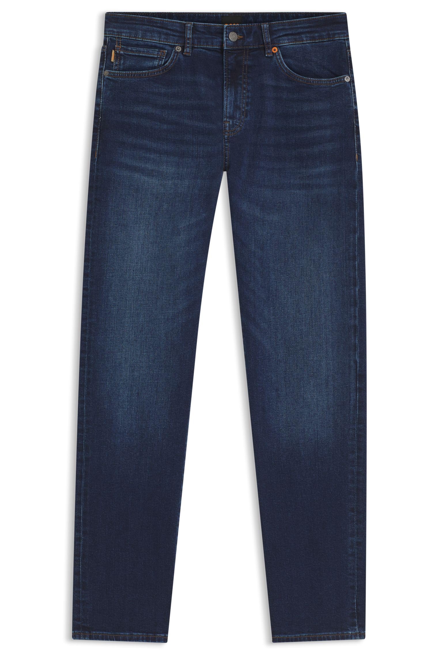 BOSS Herren Maine BC-L-C Maine Regular-Fit Jeans aus blauem Stretch-Denim