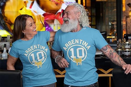 Miniatura 6 de Camiseta de fútbol Argentina Goat 10 World MVP vintage retro fútbol clásico unisex para adultos y jóvenes regalos de Navidad