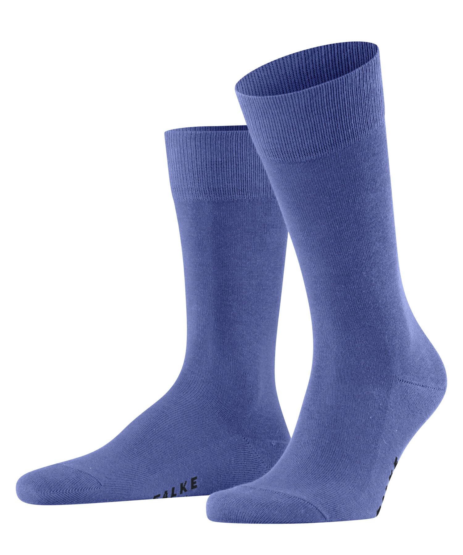 Falke Men's Blue Water 6550 Family M So Sustainable Cotton Plain 1 Pair Socks, 5.5-8