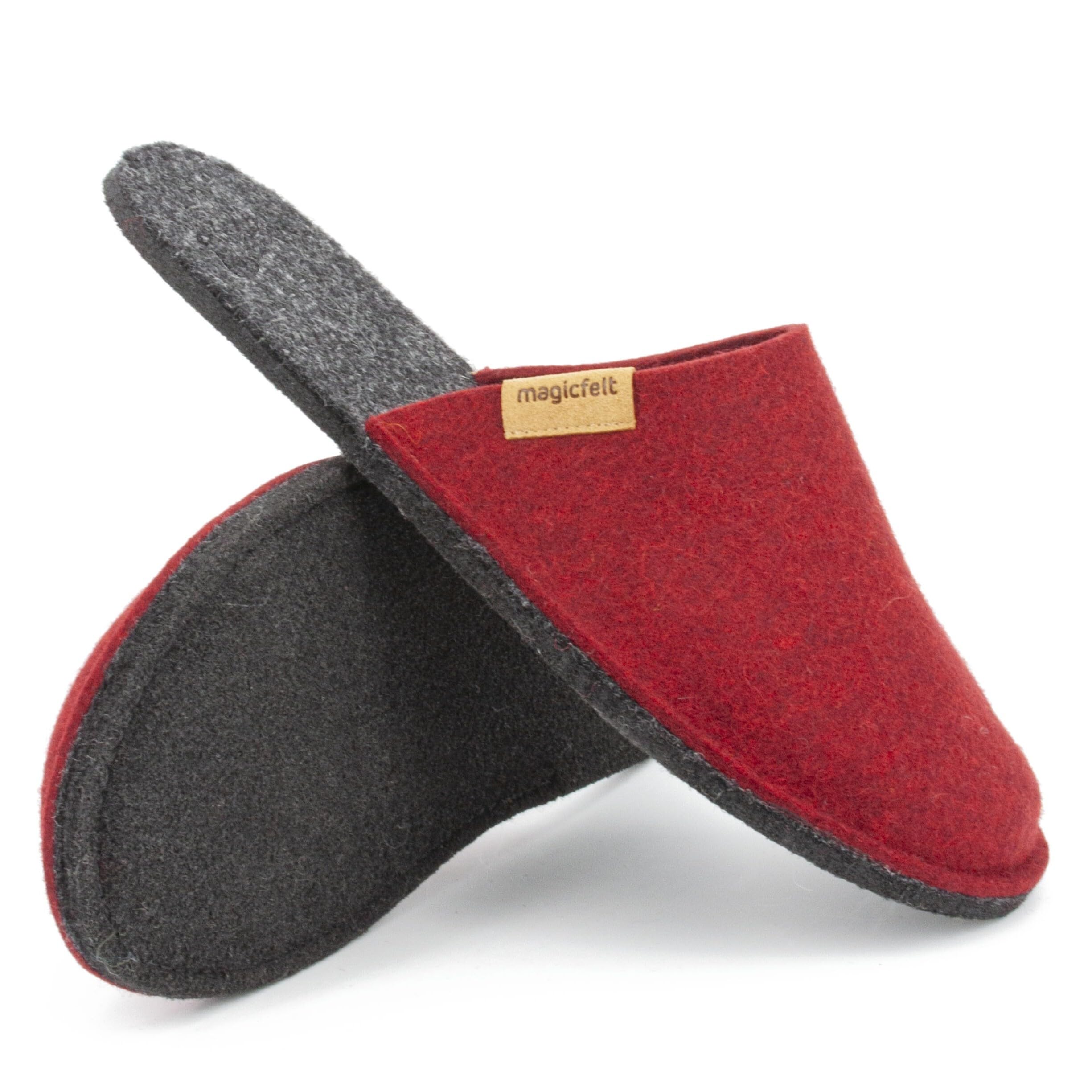 Magicfelt Filz-Pantoffel Magic Travel aus 100% recycelter Schurwolle für Damen & Herren - perfekt für Reisen & Zuhause