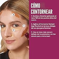 Vista 7 de Maybelline Instant Age Rewind Eraser - Corrector multiusos para tratamiento de círculos oscuros, 160, 1 unidad (el embalaje puede variar)