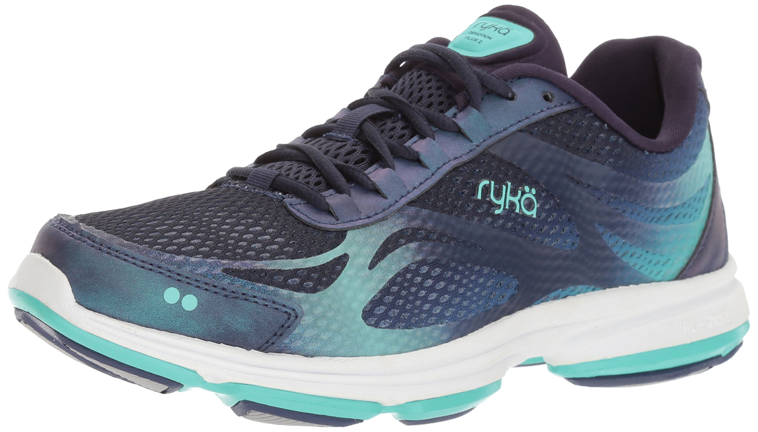 ryka Women's Devotion Plus 2 Walking Shoe, Navy Aqua, 5-picture-39