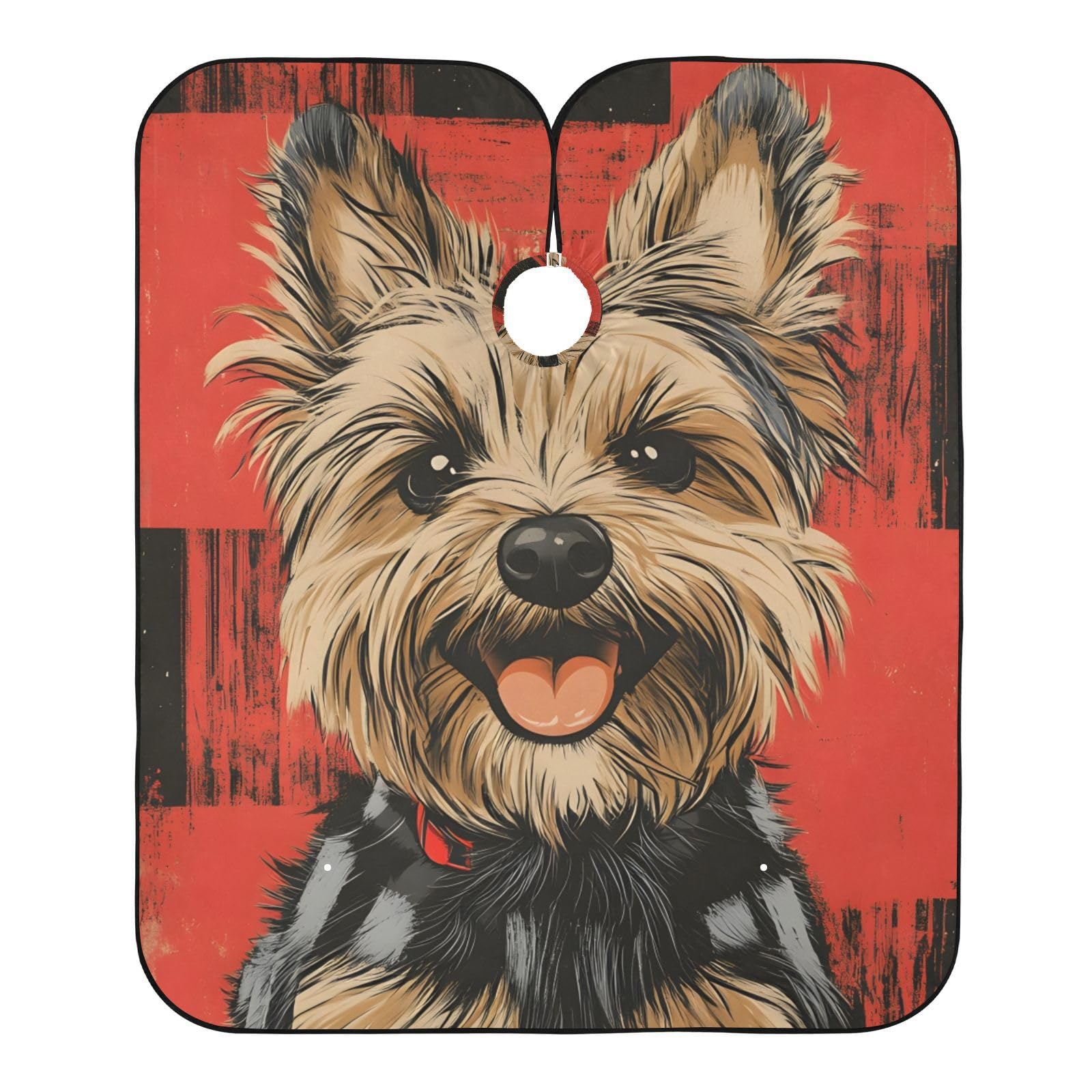 Hezely West Highland Hair Dye Cape, Barber Cape for Adults,Waterproof Salon Cape,Waterproof Hairdressing Styling Hair Cutting, 65