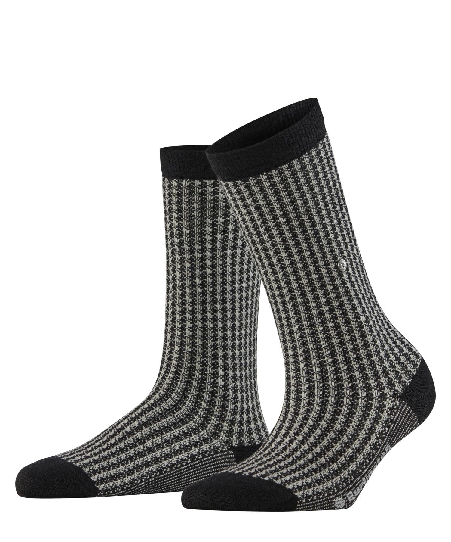 Burlington Women's Noir Socks Pepita