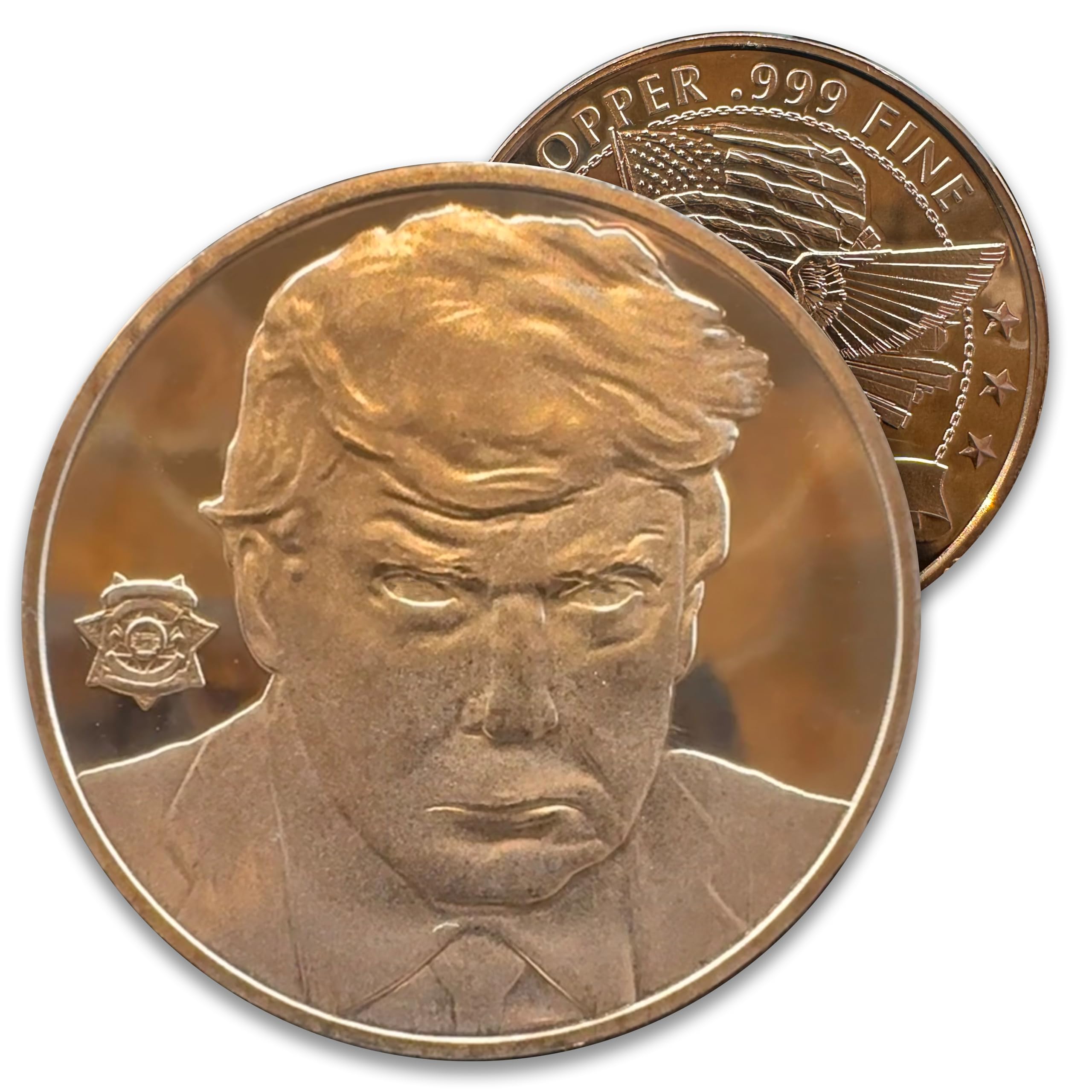 Amazon.com: Generic 1 oz Trump Mugshot Copper Round Collectible