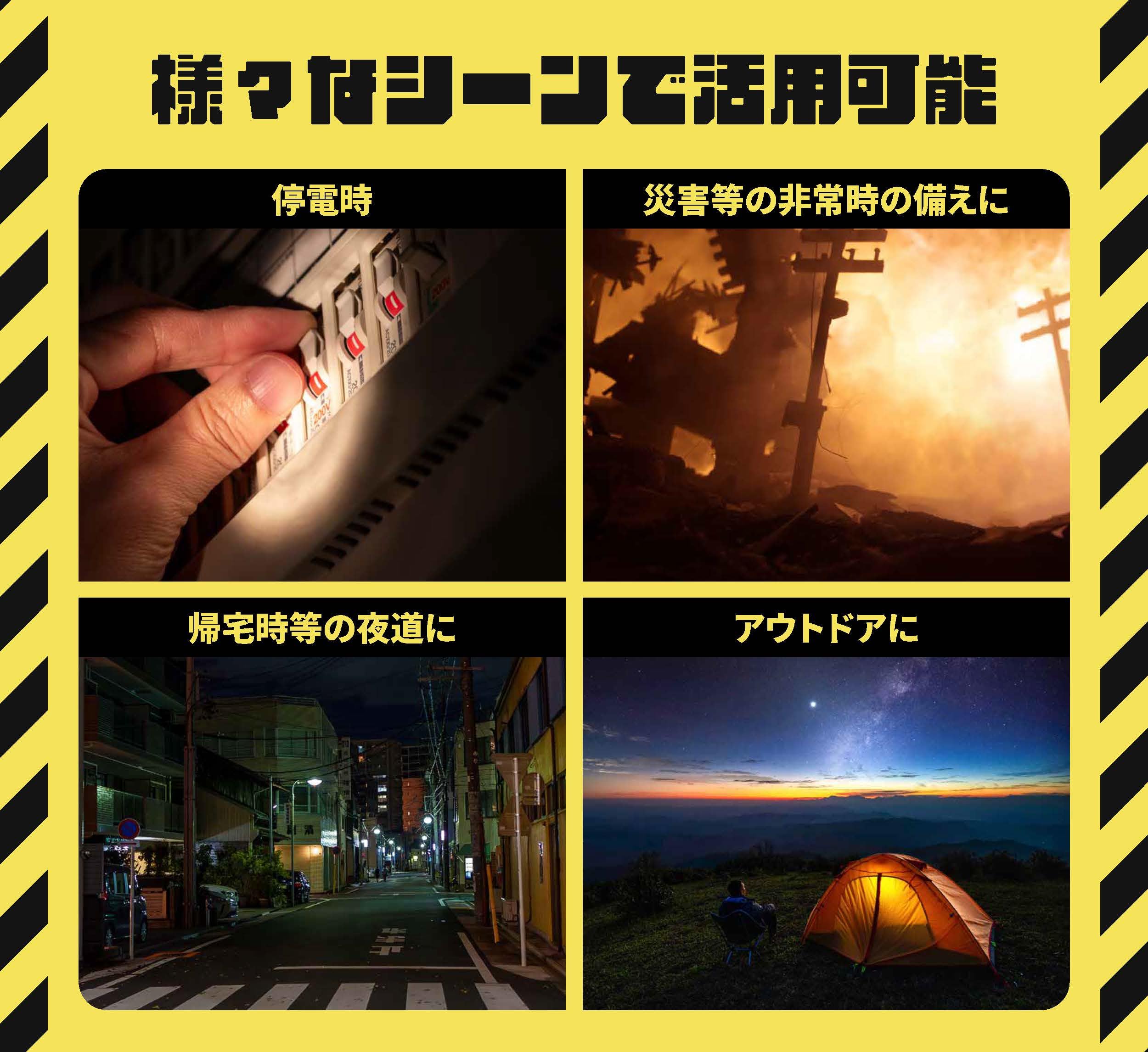 Amazon.co.jp: 【災害や停電などの非常時の備えに】 手動式発電 LED