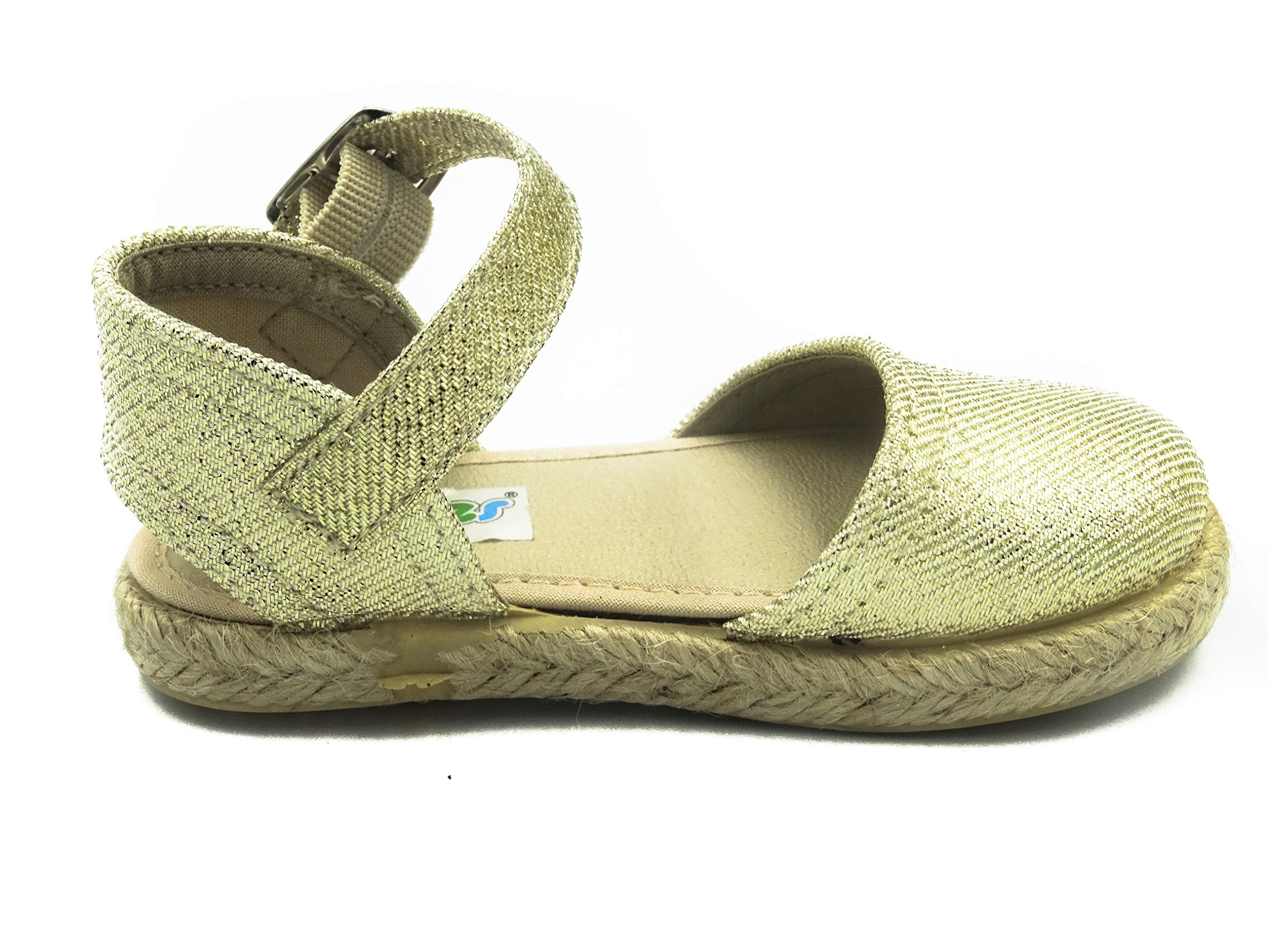 esparteña con Brillos para niña Bebé niña