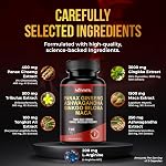 Power Male Formula - Panax Ginseng, Maca, Ashwagandha, Ginkgo Biloba and more | 7 Powerful Ingredients | 120 Capsules | 60 Days Supply | Promotes Energy, Stamina amd Endurance | Made in Canada.