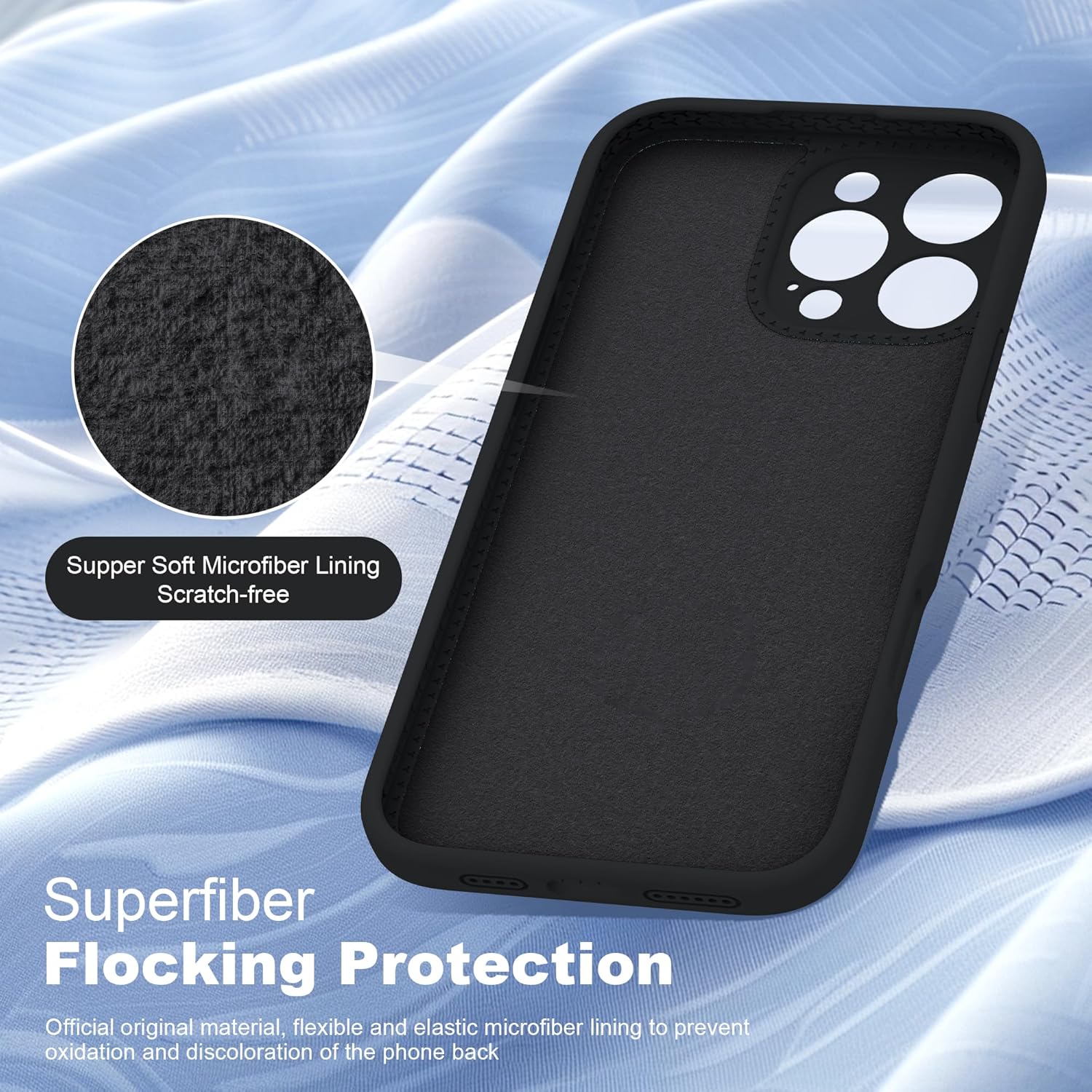 Designed for iPhone 16 Pro Case with Magnetic Invisible Stand Compatible with Mag-Safe Military Drop Tested Shockproof Silicone Phone Cases for Women Men 6.3'', Black - Image 5