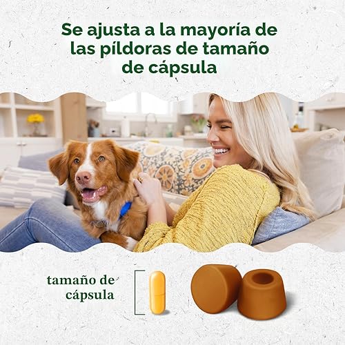 Miniatura 8 de GREENIES Pill Pockets - Golosinas naturales para perros, forma de bolsillo para pastillas tamaño cápsula, sabor pollo, 15.8 onzas Paquete económico