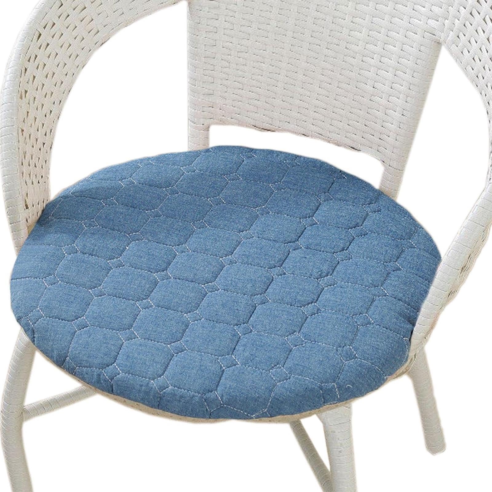 IvyLoutish Anti-Slip Round Seat Cushions, Soft Circle Stool Pads, for Kitchen, Dining, Breakfast Nook & Counter Height Chairs