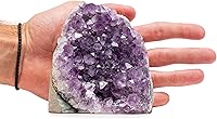 Vista 17 de 6.5 to 8 Lb Amethyst Crystal Geode From Uruguay – 6.5" to 10" Height, Natural Large Amethyst Cluster Rock – Crystals and Healing Stones