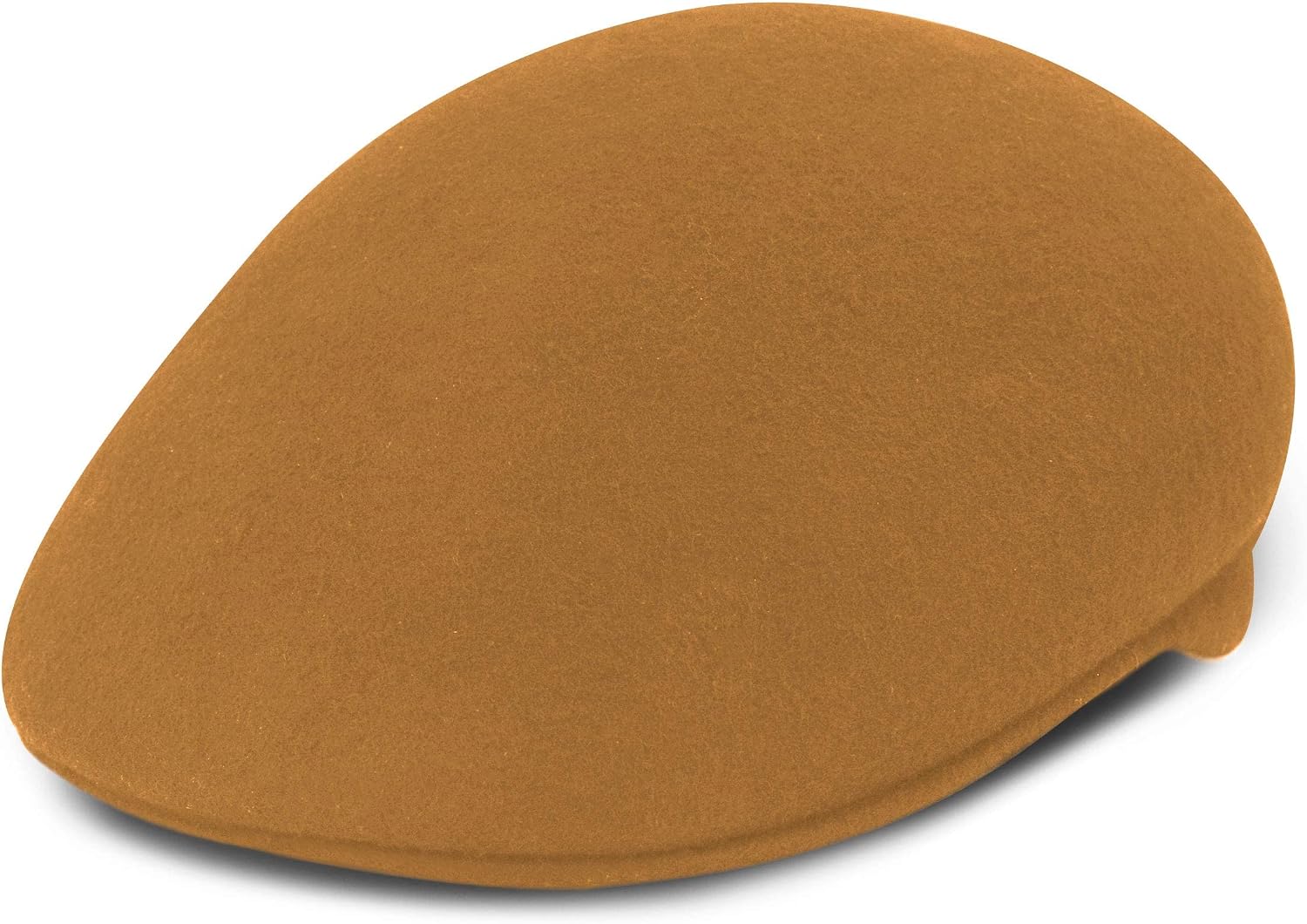 The Hat Depot Premium Black Horn Newsboy Crushable Soft Wool