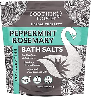 SOOTHING TOUCH Bath Salts Peppermint Rosemary, 32 OZ