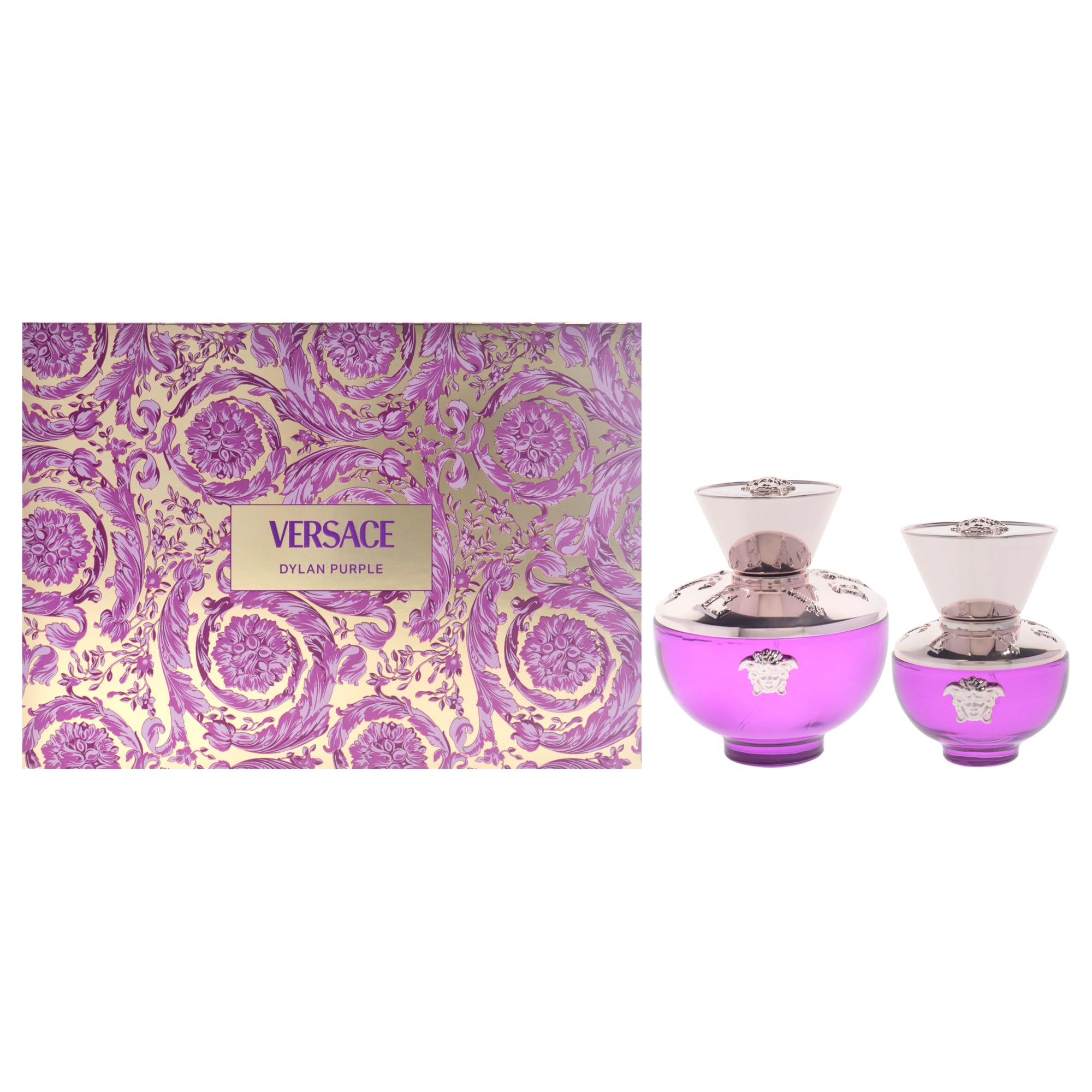 Dylan Purple by Versace for Women - 2 Pc Gift Set 3.4oz EDP Spray, 1oz EDP Spray