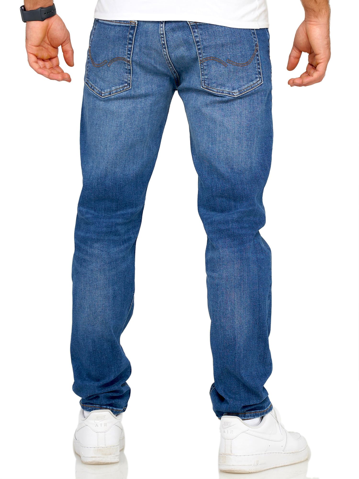 JACK & JONES Infinity Herren Jeans Mike ARIS Comfort Fit Denim Herrenhose