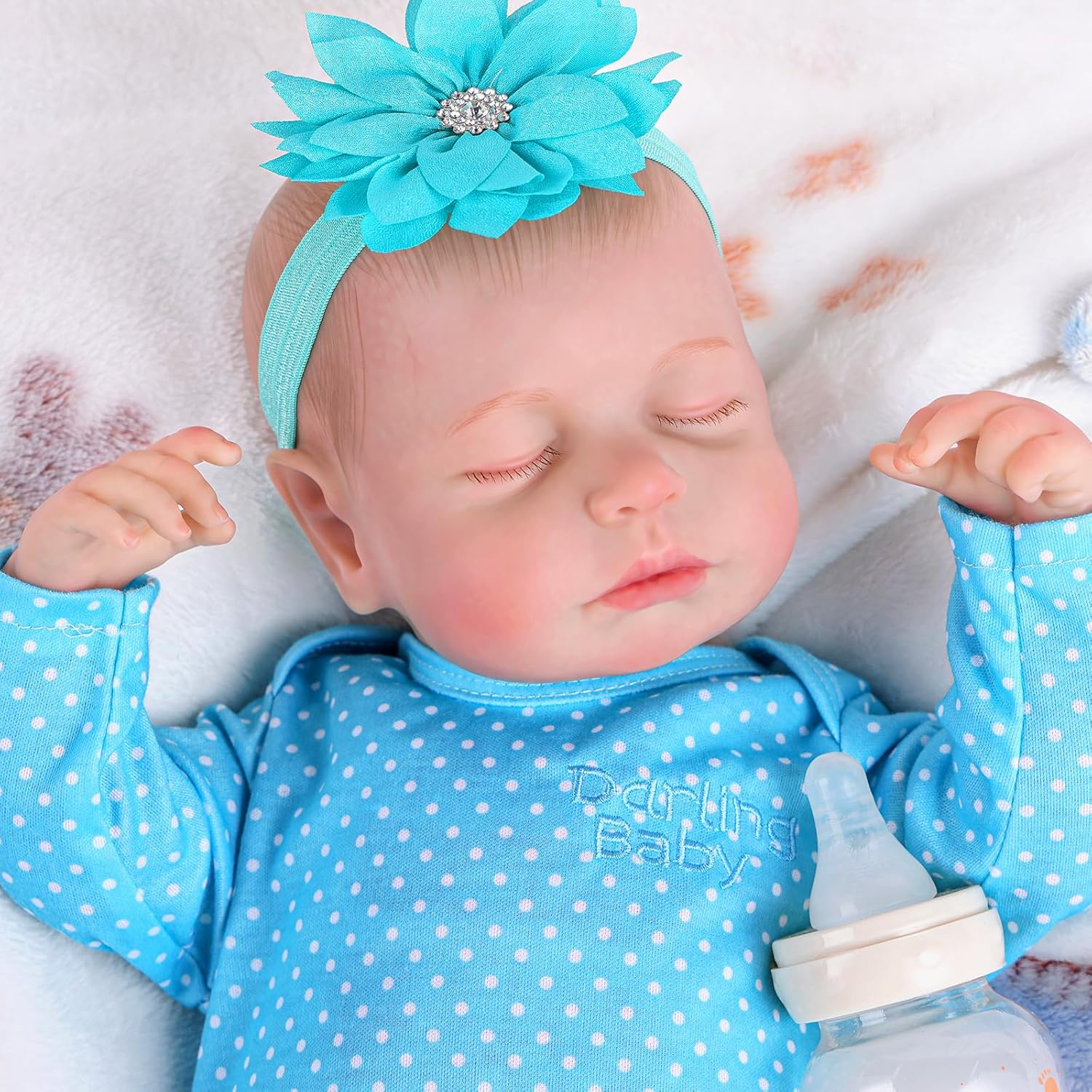 BABESIDE Reborn Baby Dolls, 20Inch Cute Soft Full Vinyl Realistic-Newborn Baby Dolls Poseable Real Life Lifelike Baby Dolls W Doll Accessories For 3 Year Old Girls - View #7