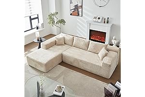 The Dream Couch: 104" L-Shape Modular Sectional Sofa for Unparalleled Comfort and Style