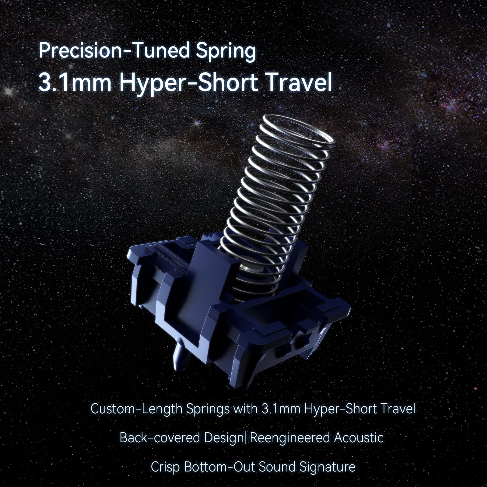 Amazon.com: GATERON x MCHOSE Collab Apollo Magnetic Switch, HiFi