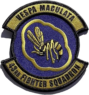43rd Fighter Squadron Vespa Maculata Patch â€“ Sew On