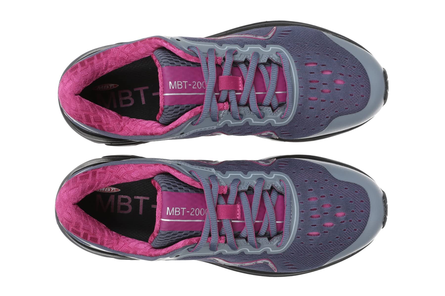 MBT Damskie buty typu sneaker Slip-On 2000 Lace Up W, Running Performance/ L2, Szary Folkstone Grey, 37 eu