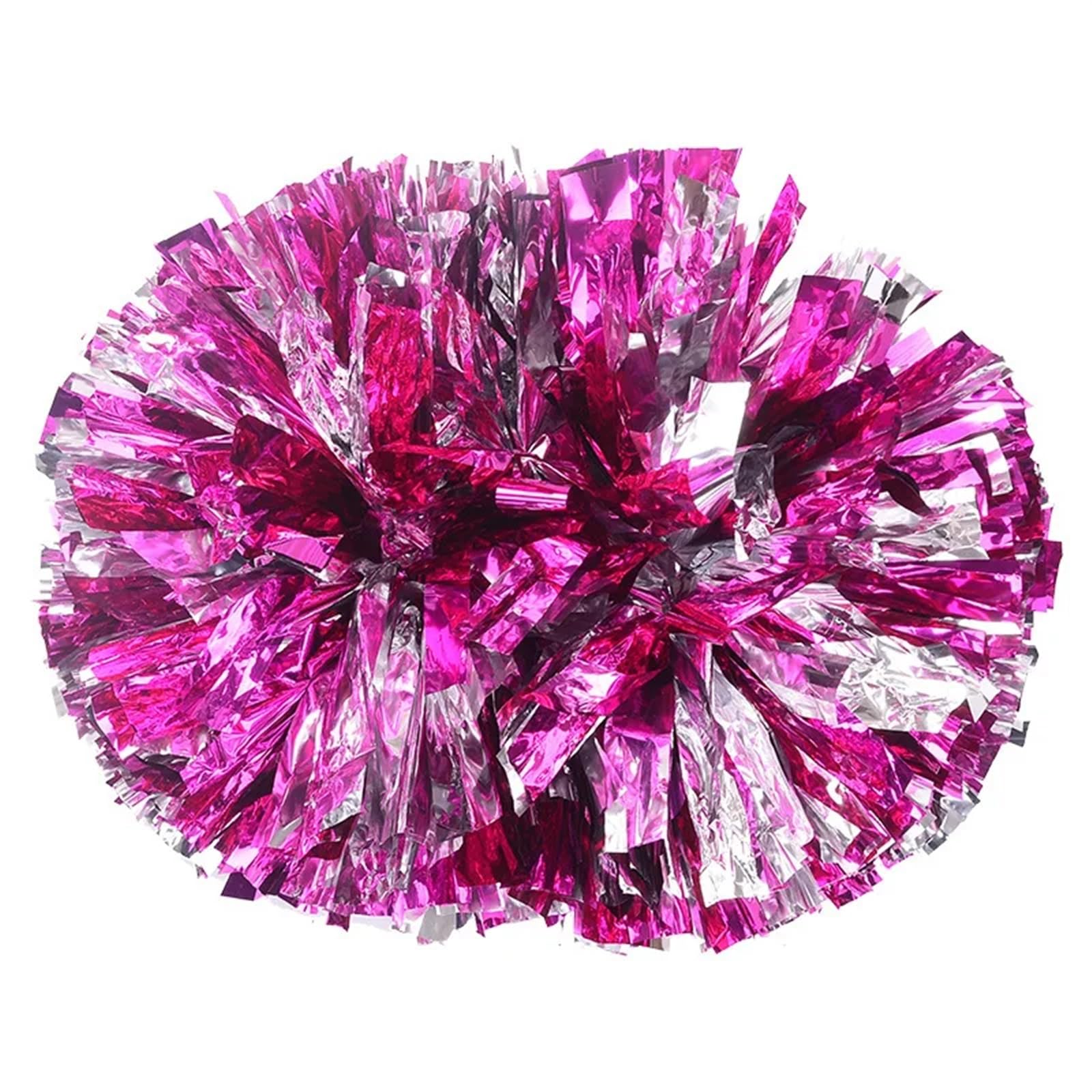 ZWCSHUU Cheerleader Pom Poms Colorful Handle Cheerleading Pom Poms Big Cheer Balls Hand Dance Pompoms Accessories For Women Girl(Color11)